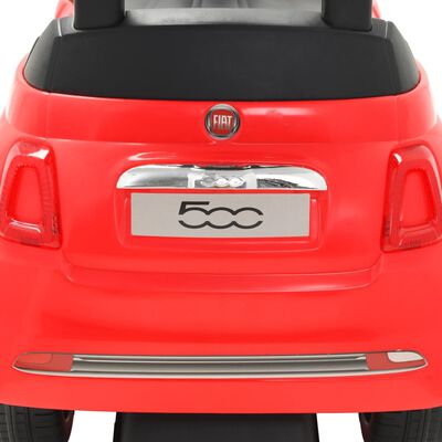 vidaXL Gåbil Fiat 500 rød