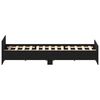 vidaXL Sengeramme uten madrass svart eik 150x200 cm konstruert tre