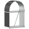 vidaXL Vedholder antrasitt 80x45x120 cm galvanisert st&aring;l