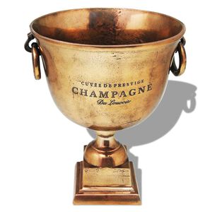 vidaXL Pokalformet Champagnekj&oslash;ler kobberbrun