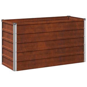 vidaXL Hevet Hagebed Rusten 100 x 40 x 55 cm papp