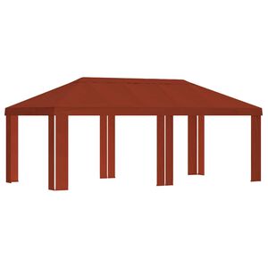 vidaXL Gazebo Deksel 6 x 3 m Terrakotta Polyester 190 gsm