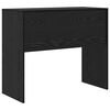 vidaXL Skrivebord Svart eik 90 x 40 x 76 cm Konstruert tre