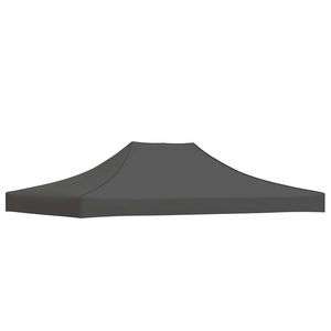 vidaXL Teltduk for festtelt 4x3 m antrasitt 270 g/m&sup2;