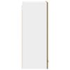 vidaXL Hengende skap 2 pcs Artisan Eik 40 x 31 x 80 cm Konstruert tre