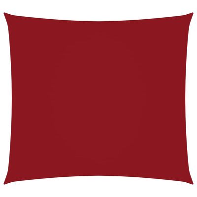 vidaXL Solseil oxfordstoff kvadratisk 4,5x4,5 m rød