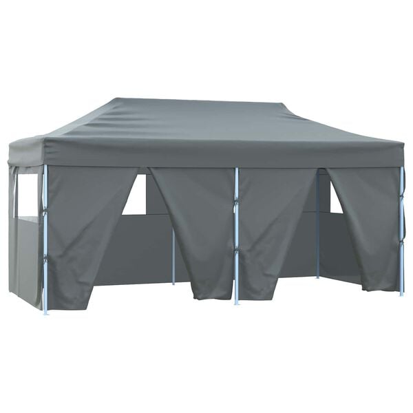 vidaXL Partytelt Antrasitt 291 x 580 x 315 cm Oxford Stoff
