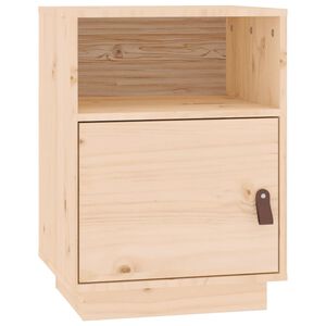 vidaXL Nattbord 40x34x55 cm heltre furu