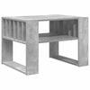 vidaXL Kaffebord Betonggr&aring; 66 x 49,5 x 45 cm Konstruert tre