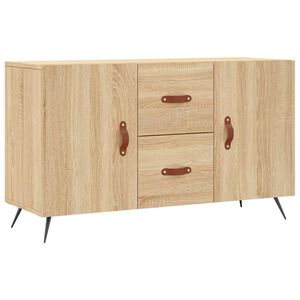 vidaXL Skjenk sonoma eik 100x36x60 cm konstruert tre