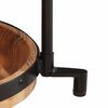 vidaXL Sidebord &Oslash;55x60 cm heltre akasie