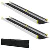 vidaXL Rampe for rullestol 270 kg 2 stk. Svart 270 kg per sete