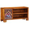 vidaXL TV-skap flerfarget 90x30x45 heltre akasie