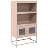 vidaXL Highboard rosa 68x39x123 cm st&aring;l