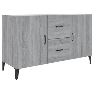 vidaXL Skjenk gr&aring; sonoma 100x36x60 cm konstruert tre
