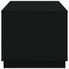 vidaXL Salongbord svart 102x50x44 cm konstruert tre
