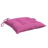 vidaXL Stolputer 6 stk rosa 40x40x7 cm stoff