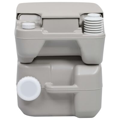 vidaXL Bærbart campingtoalett håndvask og vanntank