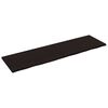 vidaXL Bordplate mørkebrun 220x60x(2-4) cm behandlet heltre eik