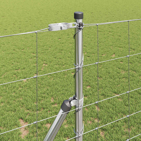 vidaXL Gjerdep&aring;le Galvanisert 25 x 1,2 m St&aring;l