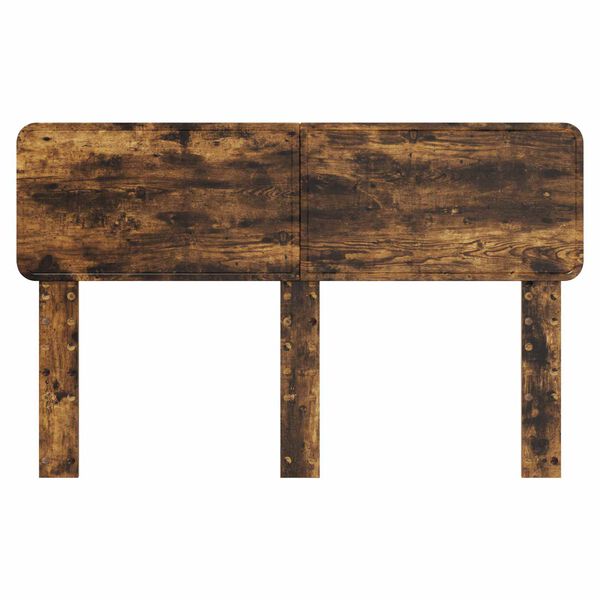 vidaXL Hodegavl R&oslash;kt eik 140 cm Konstruert tre