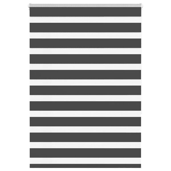 vidaXL Sebragardin svart 110x150 cm stoff bredde 105,9 cm polyester