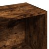 vidaXL Bokhylle røkt eik 57x28,5x107,5 cm konstruert tre