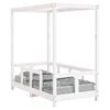 vidaXL Barnesengeramme hvit 70x140 cm heltre furu