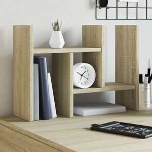 vidaXL Hylle til skrivebord sonoma eik 34,5x15,5x35,5cm konstruert tre