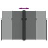 vidaXL Uttrekkbar sidemarkise 220x1000 cm antrasitt