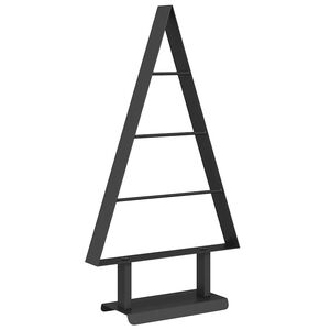 vidaXL Metall juletre Svart 60 cm St&aring;l