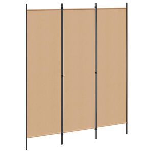 vidaXL Romdeler Beige 150 x 180 cm Stoff