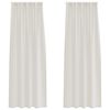 vidaXL Voile Gardin 2 stk. Krem 260 x 140 cm Polyester