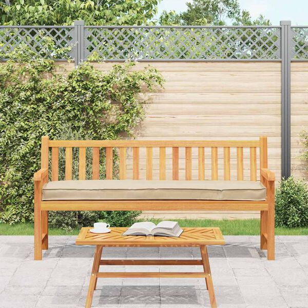 vidaXL Pallet Pute Sett 2 pcs Beige 200 x 40 x 8 cm Oxford-stoff