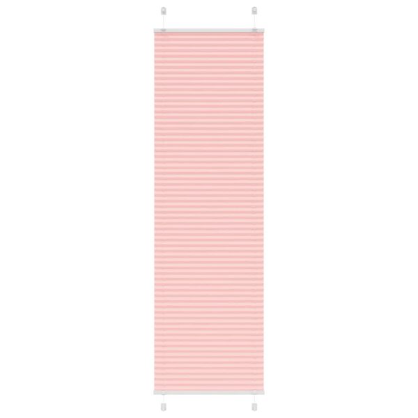 vidaXL pliss&eacute;gardin Rosa 65x200 cm Stoff Bredde 64,4 cm Polyester