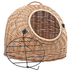vidaXL Kurvhule for katter 60x45x45 cm naturlig selje