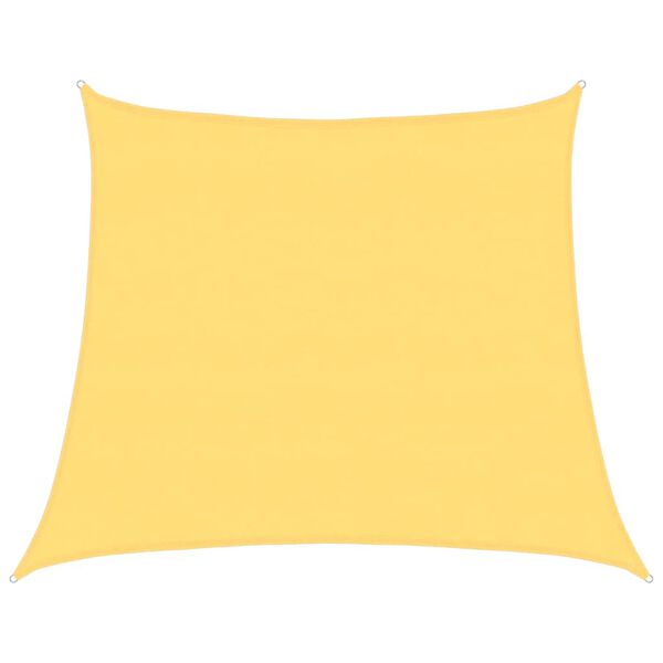 vidaXL Solseil 160 g/m&sup2; beige 4/5x4 m HDPE