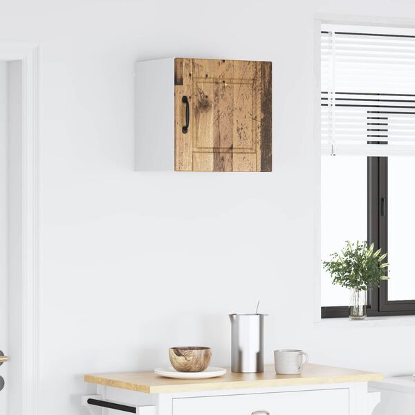 vidaXL Kj&oslash;kkenskap med d&oslash;r Gammelt tre 40 x 31 x 40 cm Konstruert tre