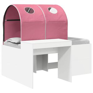 vidaXL Seng med tunnel 3 stk. Artisian Eik og Rosa Konstruert tre