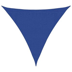 vidaXL Solseil 160 g/m&sup2; trekantet bl&aring; 3,6x3,6x3,6 m HDPE