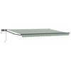 vidaXL Manuell utvidbar markise med LED-lamper 4 &times; 3 m