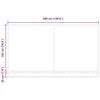 vidaXL Reserveduk til markise Brun 380 x 195 cm Polyester