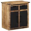vidaXL Skjenk med 2 skuffer 55x35x60 cm heltre mango