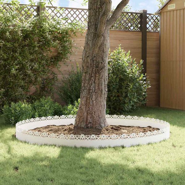 vidaXL Plenkanter 20 pcs Hvit 103 x 0,05 x 22 cm St&aring;l