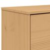 vidaXL Skoskap OLDEN brun 55x35x120 cm heltre furu