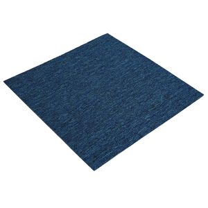 vidaXL Teppeflis Bl&aring; 50 x 50 cm 4 stk. PP og Bitumen