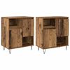 vidaXL Serviesskap 2 stk. Gammelt tre 60 x 35 x 70 cm