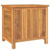 vidaXL Putekasse med pose 60x50x58 cm heltre teak