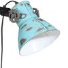 vidaXL Vegglampe 25 W denimblå 25x25x90/140 cm E27