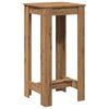 vidaXL Barbord artisan eik 51x50x103,5 cm konstruert tre